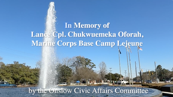 Civic Affairs - LCpl Oforah Honors - 2-13