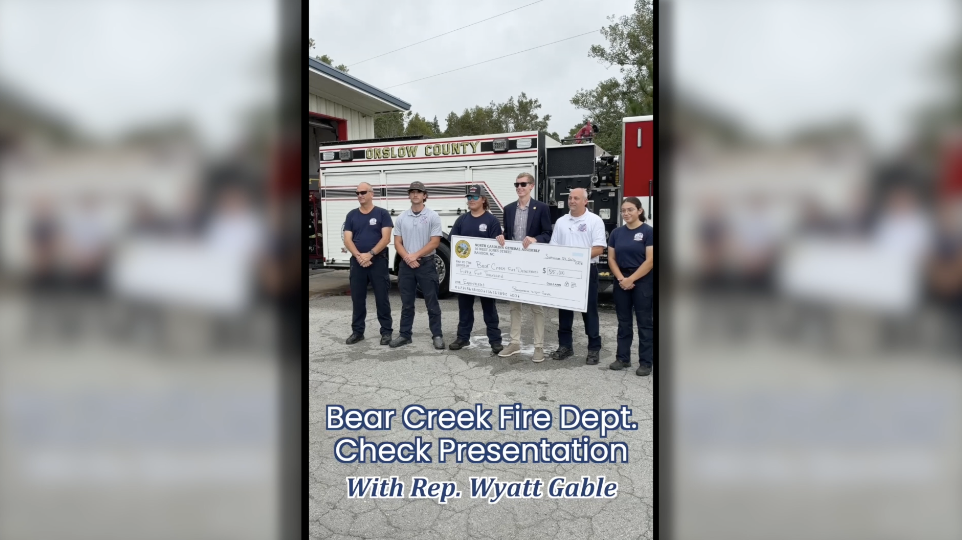 Onslow County Fire - Bear Creek FD Check