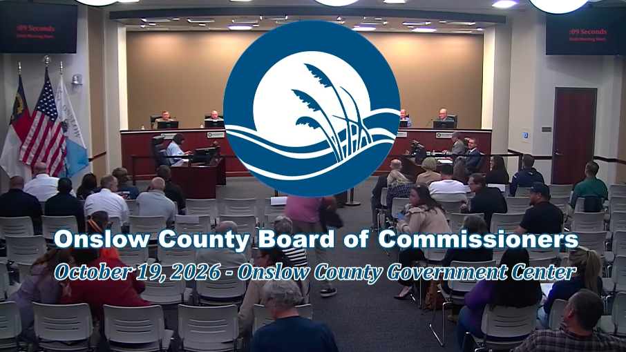Onslow Commissioners Meeting 10-19